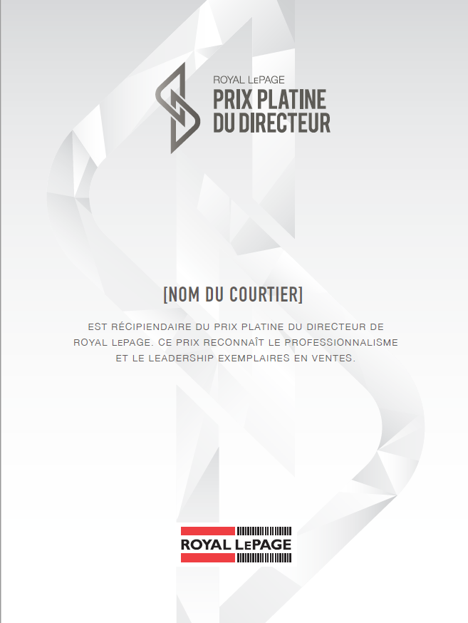 MISE A JOUR L'ATTESTATION PLATINE DU DIRECTEUR