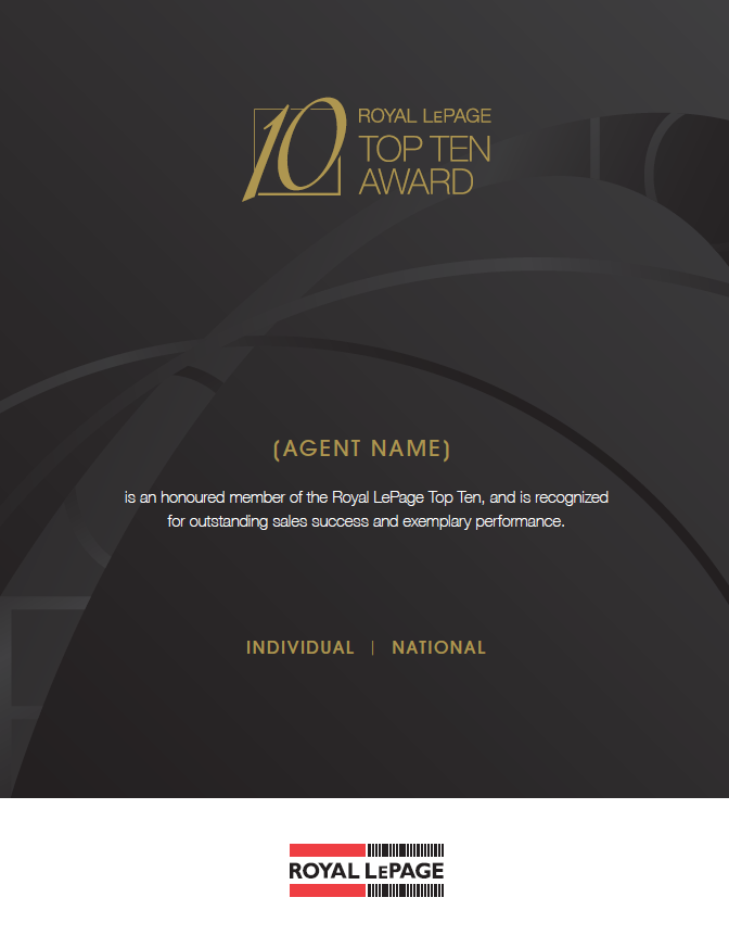 UPDATED CERTIFICATE: TOP 10 INDIVIDUAL-NATIONAL