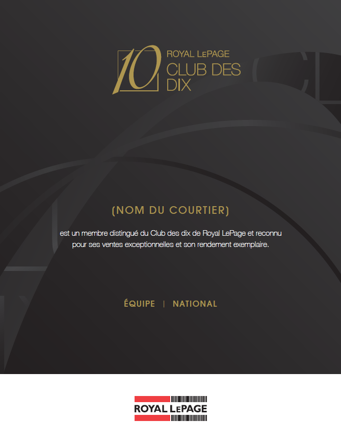 MISE A JOUR CLUB DES 10 QUIPE-NATIONAL